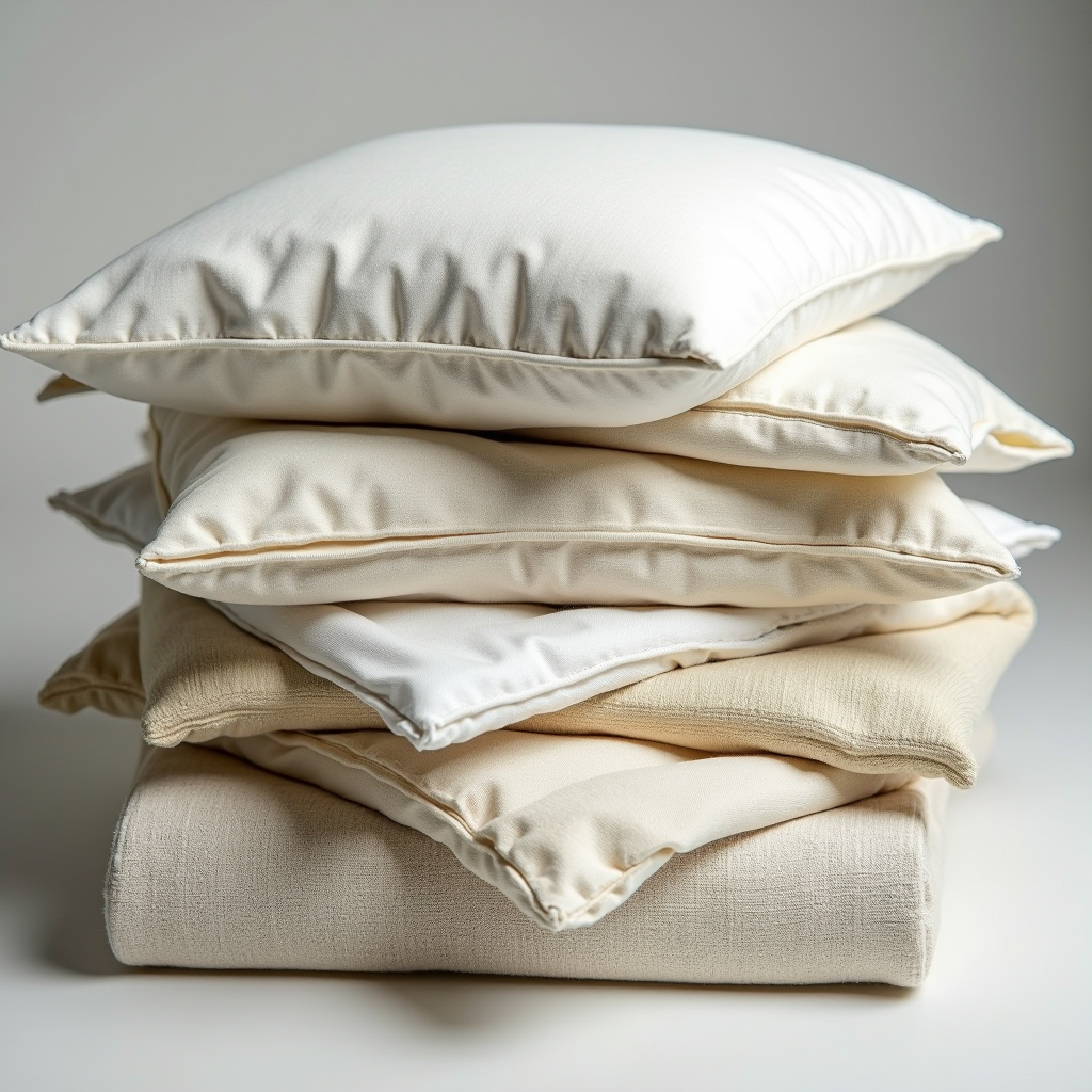 Materiali tessili ecologici tra cui cotone organico, lino, bambù e fibre riciclate, con processi di produzione sostenibili e innovazioni dei produttori italiani nel settore dei tessuti eco-friendly